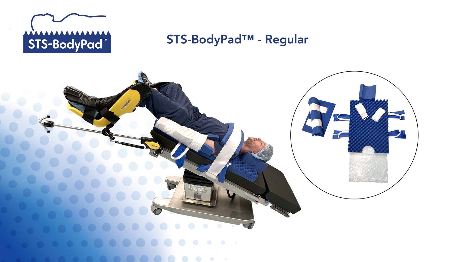 STS-BodyPad Regular surgical positioning pad kit, 21 by 29 inches